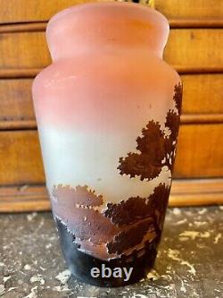 Art Nouveau Antique Galle Vase. No Conditions Issues 5 Tall 3.5 Widest