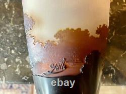 Art Nouveau Antique Galle Vase. No Conditions Issues 5 Tall 3.5 Widest