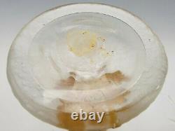 Art Nouveau Mont Joye Signed French Cameo Glass Vase