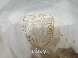 Art Nouveau Mont Joye Signed French Cameo Glass Vase