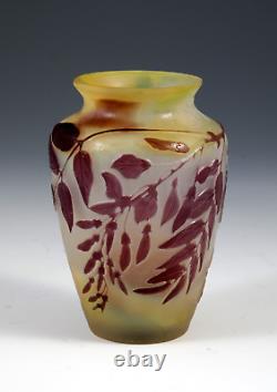 Art Nouveau Vase Emile Galle, Nancy Um 1915