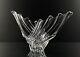 Art Vannes Le Chatel'Crystal Waves' French Crystal Centerpiece Vase Bowl Rare