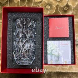 Auth Baccarat Vase Flower Crystal Luxor With Box From Japan NEW
