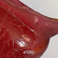 Authentic Antique French Galle Cameo Glass Vase with CURRANTS 5 1905-1910