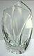 Authentic BACCARAT Crystal Giverny Vase R. Rigot Signature 1992 No Box 10 inches