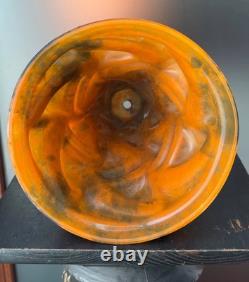 Awesome Antique French Caged Glass Vase
