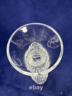 BACARRAT Primevere Footed Crystal Vase Made in France Excellent