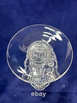 BACARRAT Primevere Footed Crystal Vase Made in France Excellent