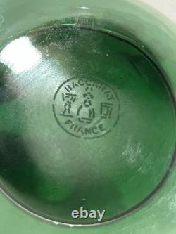 BACCARAT AQUARELLE Light Green Single Flower Vase From Japan