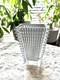 BACCARAT Crystal Eye Vase-Silver