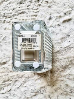 BACCARAT Crystal Eye Vase-Silver