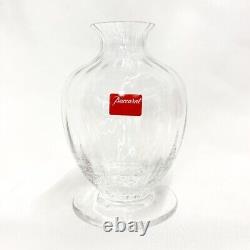 BACCARAT France clear AQUARELLE Crystal Single flower vase From Japan
