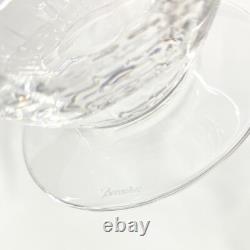 BACCARAT France clear AQUARELLE Crystal Single flower vase From Japan