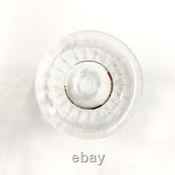 BACCARAT France clear AQUARELLE Crystal Single flower vase From Japan