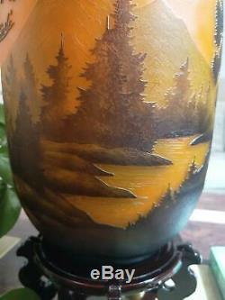 BIG Emile Galle vase