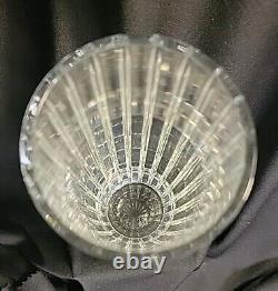 Baccarat 8 Inch Harmonie Vase Vertical Cuts, Made In France