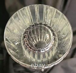 Baccarat 8 Inch Harmonie Vase Vertical Cuts, Made In France