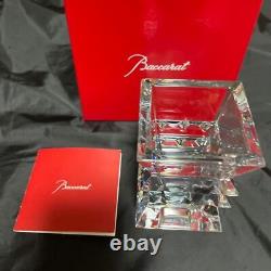 Baccarat Columbine Flower Vase French Crystal Glass NEW from Japan Rare Find