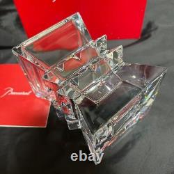 Baccarat Columbine Flower Vase French Crystal Glass NEW from Japan Rare Find