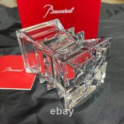Baccarat Columbine Flower Vase French Crystal Glass NEW from Japan Rare Find