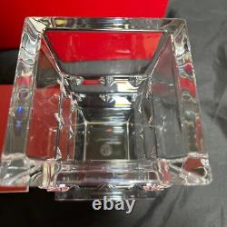 Baccarat Columbine Flower Vase French Crystal Glass NEW from Japan Rare Find