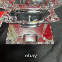 Baccarat Columbine Flower Vase French Crystal Glass NEW from Japan Rare Find