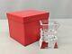 Baccarat Columbine Flower Vase French Crystal Glass Used from Japan Rare Find