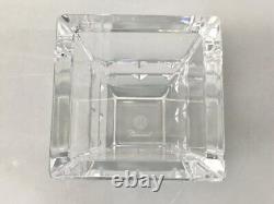 Baccarat Columbine Flower Vase French Crystal Glass Used from Japan Rare Find