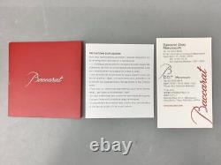Baccarat Columbine Flower Vase French Crystal Glass Used from Japan Rare Find