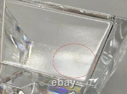 Baccarat Columbine Flower Vase French Crystal Glass Used from Japan Rare Find