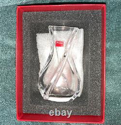 Baccarat Crystal 6.5 Inches, Serpentine Vase