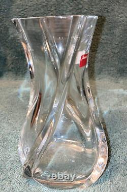 Baccarat Crystal 6.5 Inches, Serpentine Vase