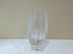 Baccarat Crystal Bouton-d'or 7.75 Triangle Vase, Signed, France