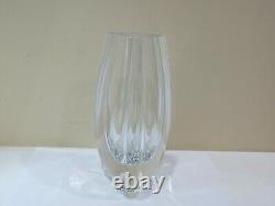 Baccarat Crystal Bouton-d'or 7.75 Triangle Vase, Signed, France