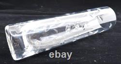 Baccarat Crystal D'ORGUE Tumbling Leaves, Flower Bud Vase, 8 NIB