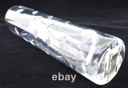 Baccarat Crystal D'ORGUE Tumbling Leaves, Flower Bud Vase, 8 NIB