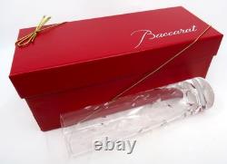 Baccarat Crystal D'ORGUE Tumbling Leaves, Flower Bud Vase, 8 NIB