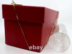 Baccarat Crystal D'ORGUE Tumbling Leaves, Flower Bud Vase, 8 NIB