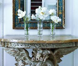 Baccarat Crystal Flora Vase Set Of 3 #2810832 Brand Nib French Clear Save$$ F/sh