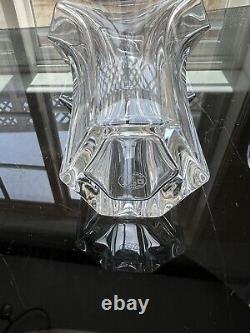 Baccarat Crystal Gingko Vase