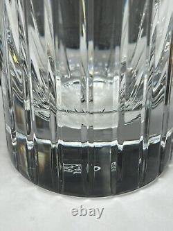 Baccarat Crystal HARMONIE Vertical Cuts Cylinder Flower Vase 7 7/8
