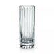 Baccarat Crystal Harmonie Clear Paneled Glass Cylinder Heavy 7.8 Vase $450