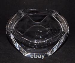 Baccarat Crystal NEPTUNE Vase, 7 1/2 Tall by 10 Wide