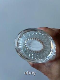 Baccarat Crystal Oval Eye Vase Small 5 3/4 tall EXC