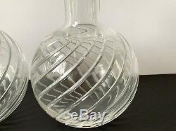 Baccarat Crystal Pair of 5 CYCLADES Vase