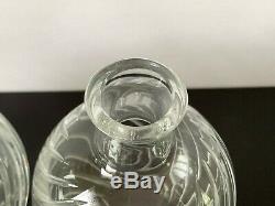 Baccarat Crystal Pair of 5 CYCLADES Vase