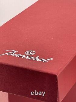 Baccarat Crystal Paris Cut 8 Bud Vase France. Comes With Red Box and no chips