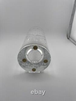 Baccarat Crystal Paris Cut 8 Bud Vase France. Comes With Red Box and no chips