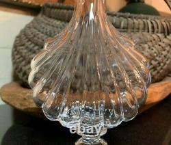 Baccarat Crystal Primevere 8 1/2 Footed Vase France Pristine