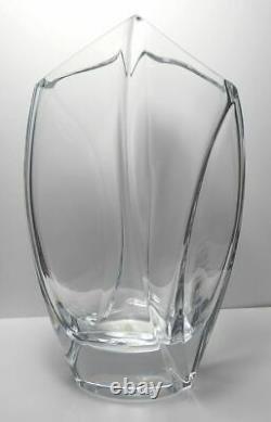 Baccarat Crystal R. Rigot GIVERNY Vase, Large 10 3/4 Size, Nice
